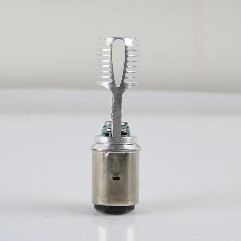 H4 BA20D 12W LED COB Motorcycle Headlight 1200LM 6000K