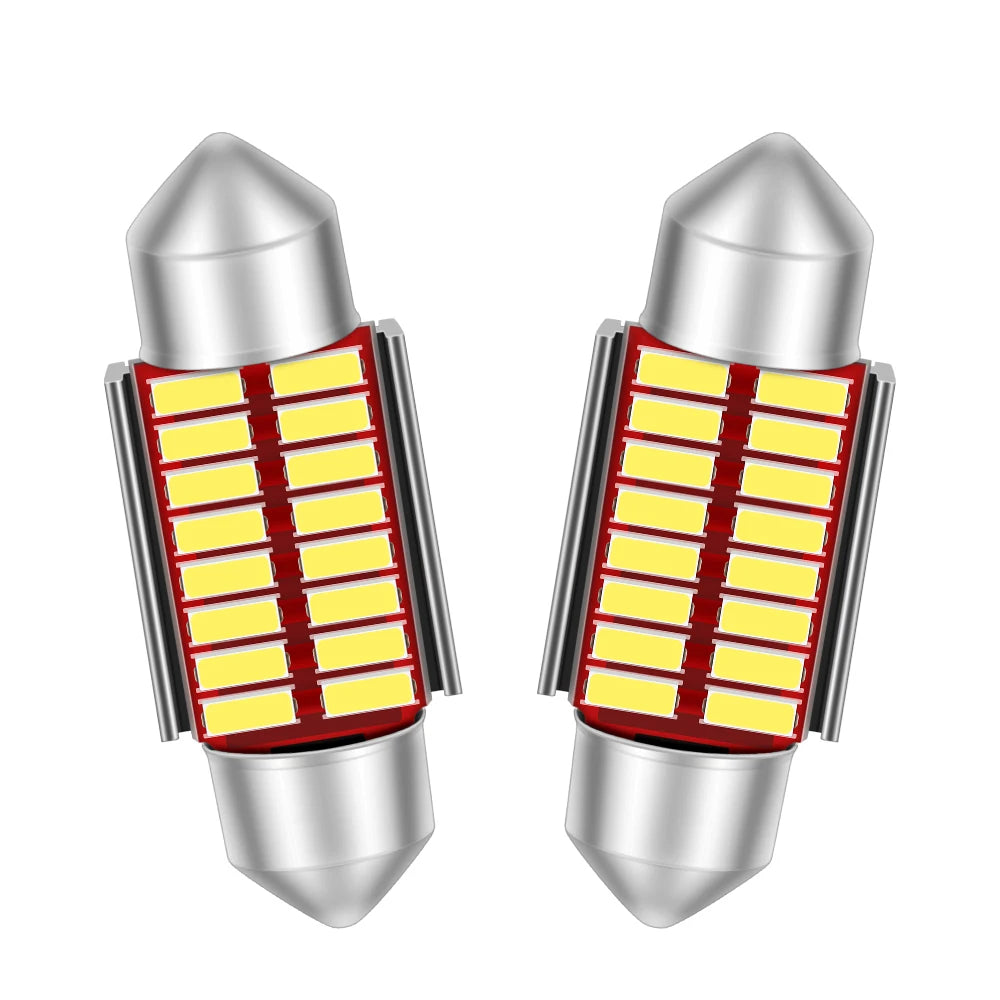 Versatile Car LED Festoon Interior Light Bulbs for Dome Map Door Courtesy License Plate Lights