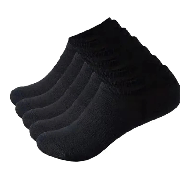 Men's Breathable Cotton Ankle Socks Comfortable Summer Low Cut Casual Socks 10 Pack