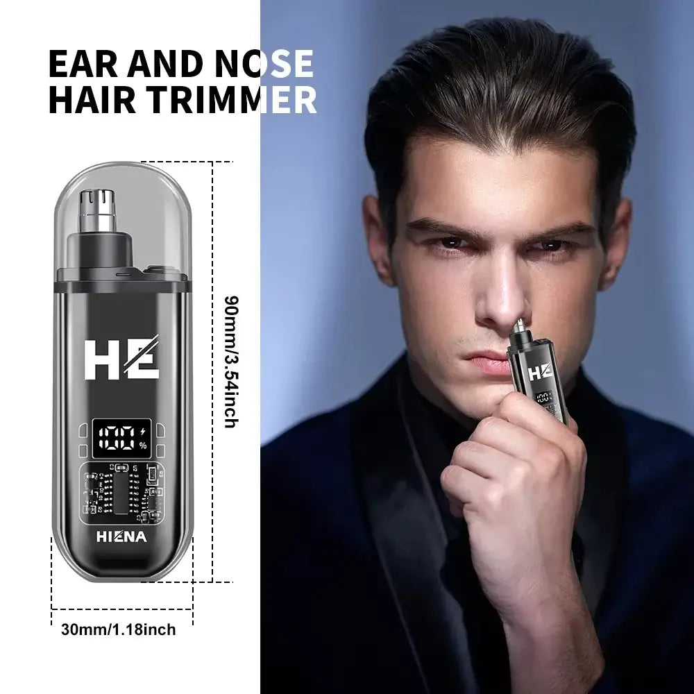 Portable Mini Nose Hair Trimmer Electric USB Rechargeable