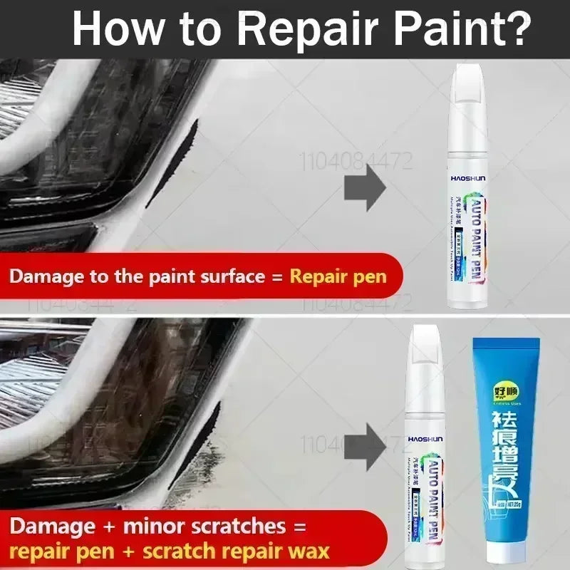 For GWM Haval H9 B590 2014-2025 Precision Touch Up Paint Pen DIY Scratch Remover Black White Green Grey