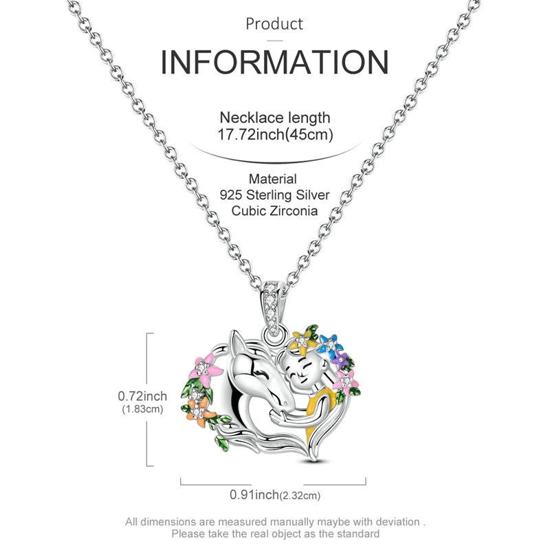 Elegant 925 Sterling Silver Zircon Butterfly Heart Pendant Necklace for Women Anniversary Gift KTN071