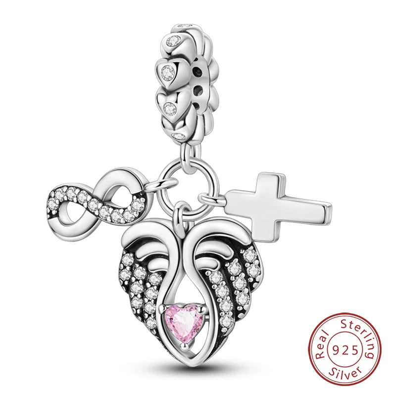 Sterling Silver Camera Coffee Cup Charm Beads for Qikaola Bracelet Jewelry DIY