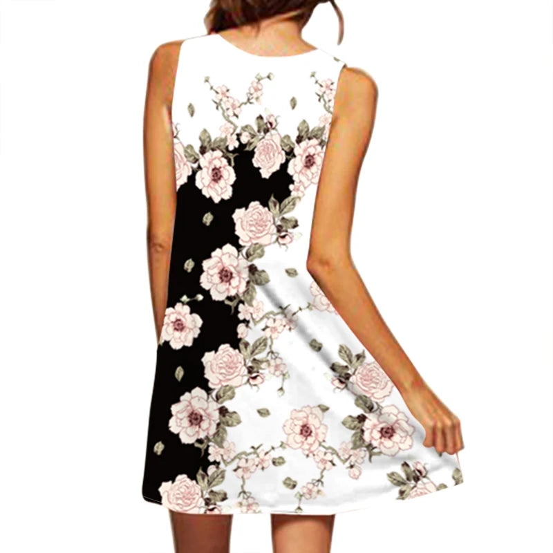 2024 European and American Cross Border Women's V-neck Dress 8185-30