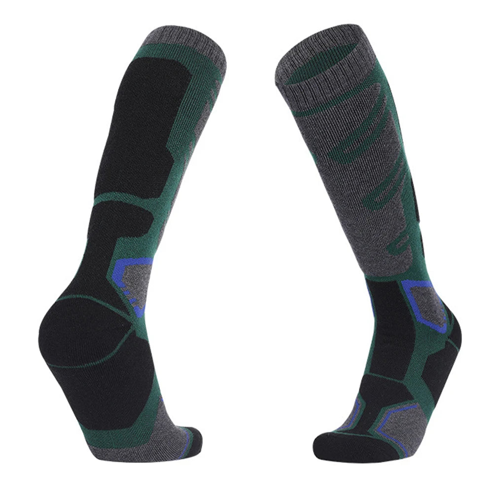 Breathable Thick Cushion Knee High Winter Ski Socks