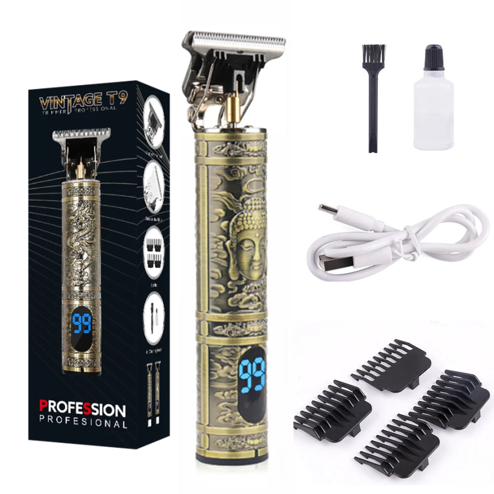 Clearance LCD Digital Display T9 All Metal Shaver for Women LCD ABS buddha