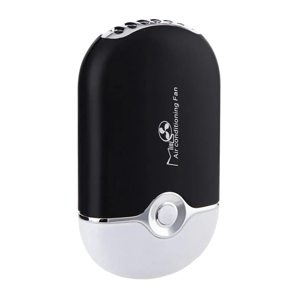 Usb Rechargeable Portable Mini Fan Bladeless Handheld Dryer Black