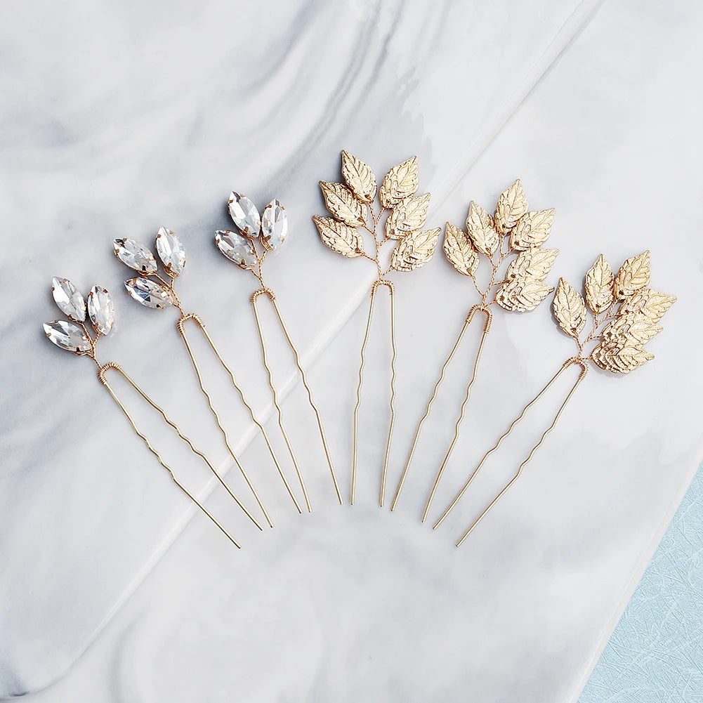 Elegant Pearl Flower Hair Clip Set for Bridal Wedding Accessories
