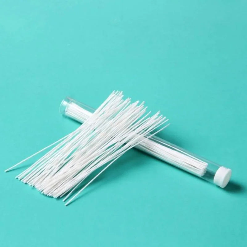 120/60Pcs Ear Piercing Cleaning Tool for Effective Dirt Odor Removal White
