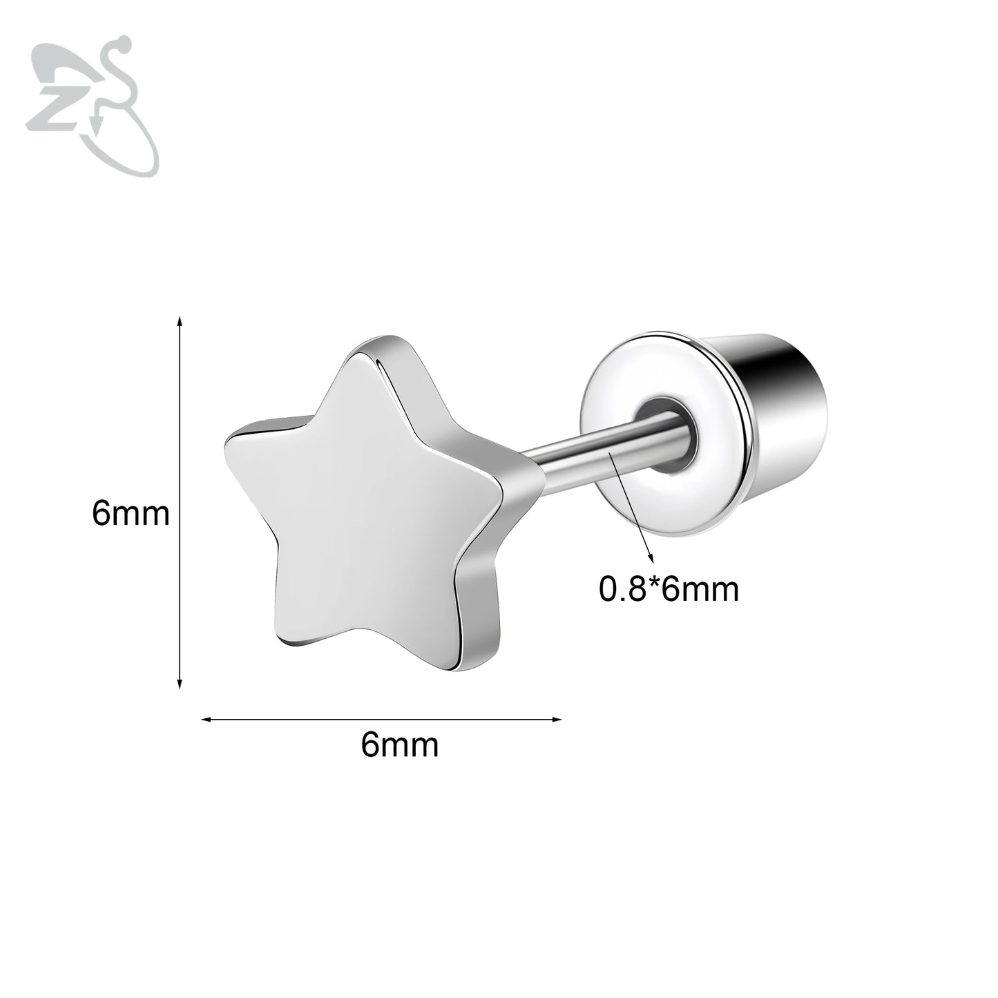 Charming Stainless Steel Flower Butterfly Stud Earrings for Children and Women