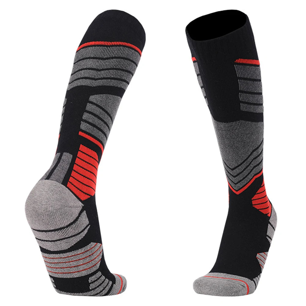 Mens Thermal Knee High Ski Socks For Winter Sports Outdoor