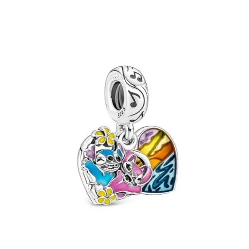925 Silver Dress Pendant Charms for European Bracelets P1159