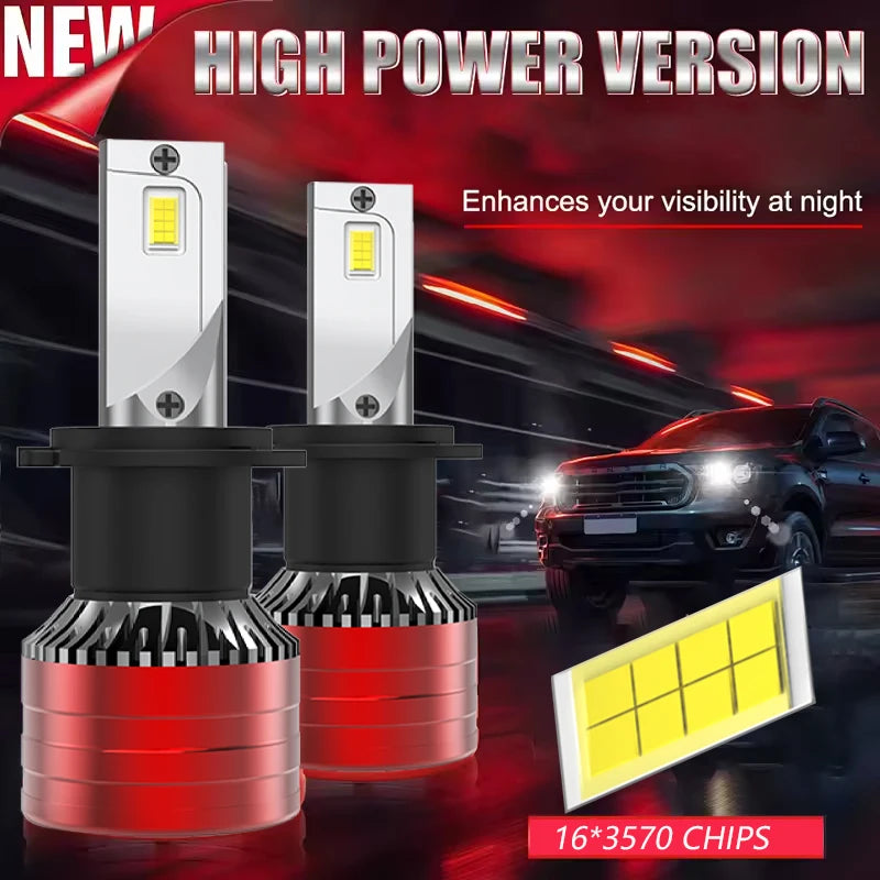 Heyword 160W 24000LM 6000K LED Headlight Bulbs Universal