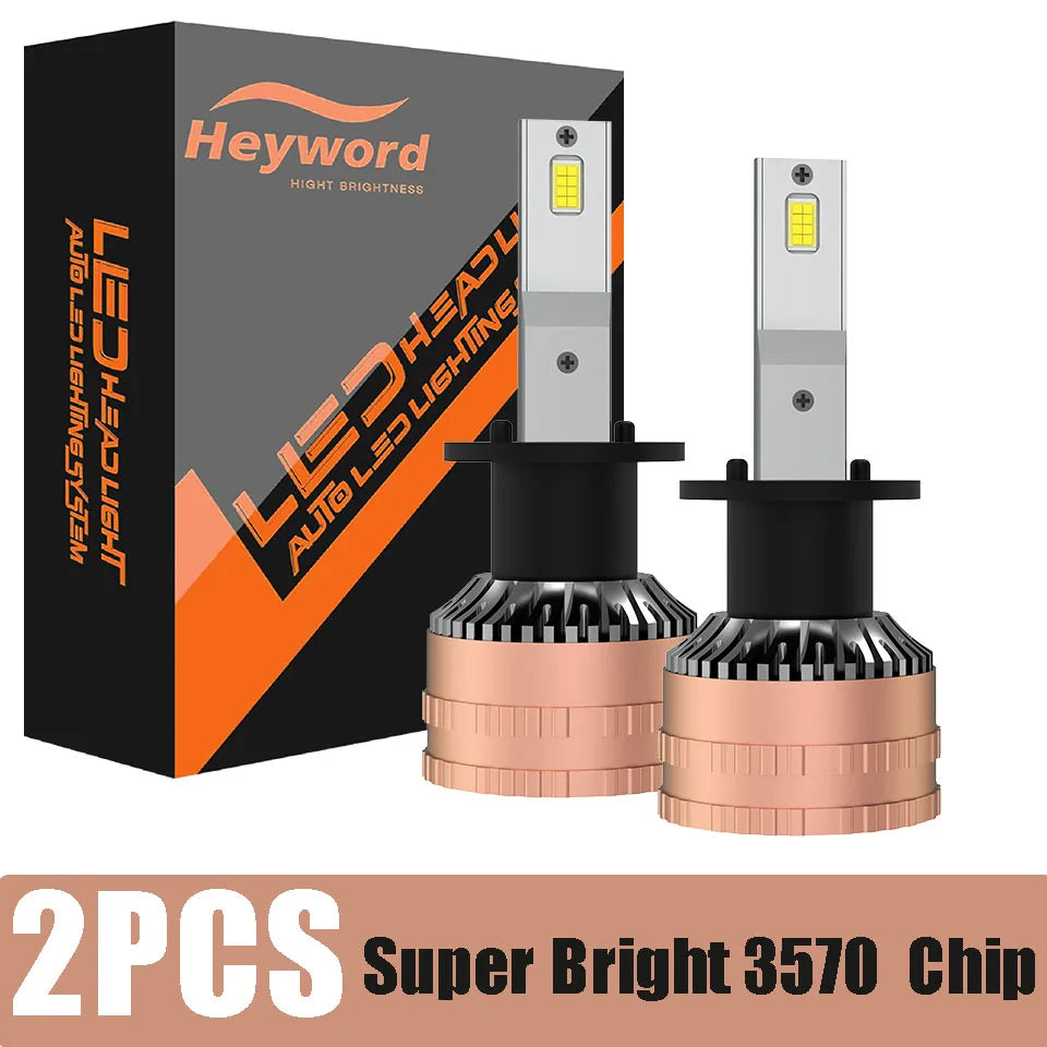 Heyword 300W 6000K LED Headlight Kit Universal Fit Car