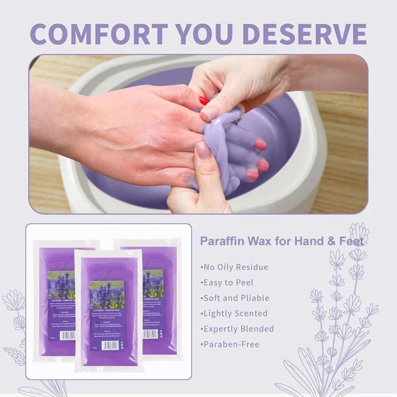 Moisturizing Paraffin Wax For Hand And Foot Care 200g 450g Spa Soft Wax For Wax Heater Machine