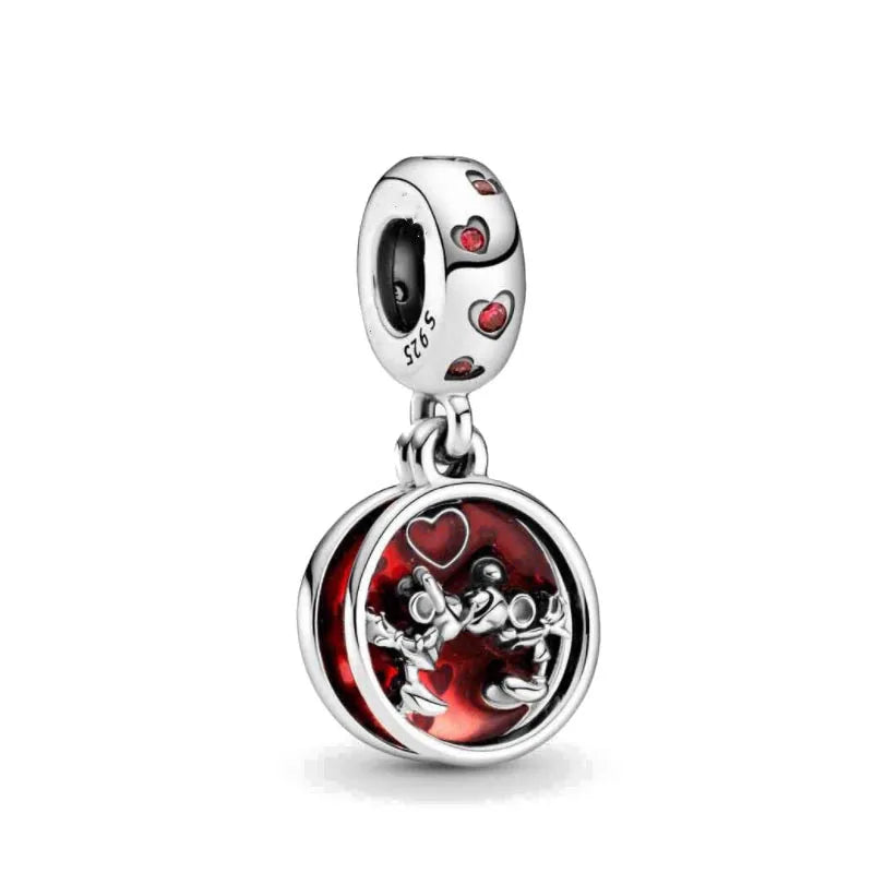 Exquisite 925 Silver Elephant Dog Bead Fish Pig Pendant for DIY European Bracelet Jewelry