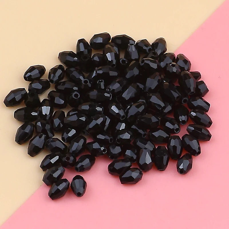 Exquisite Austrian Crystal Beads 3x5mm 100PCS for DIY Jewelry Bracelets and Necklaces