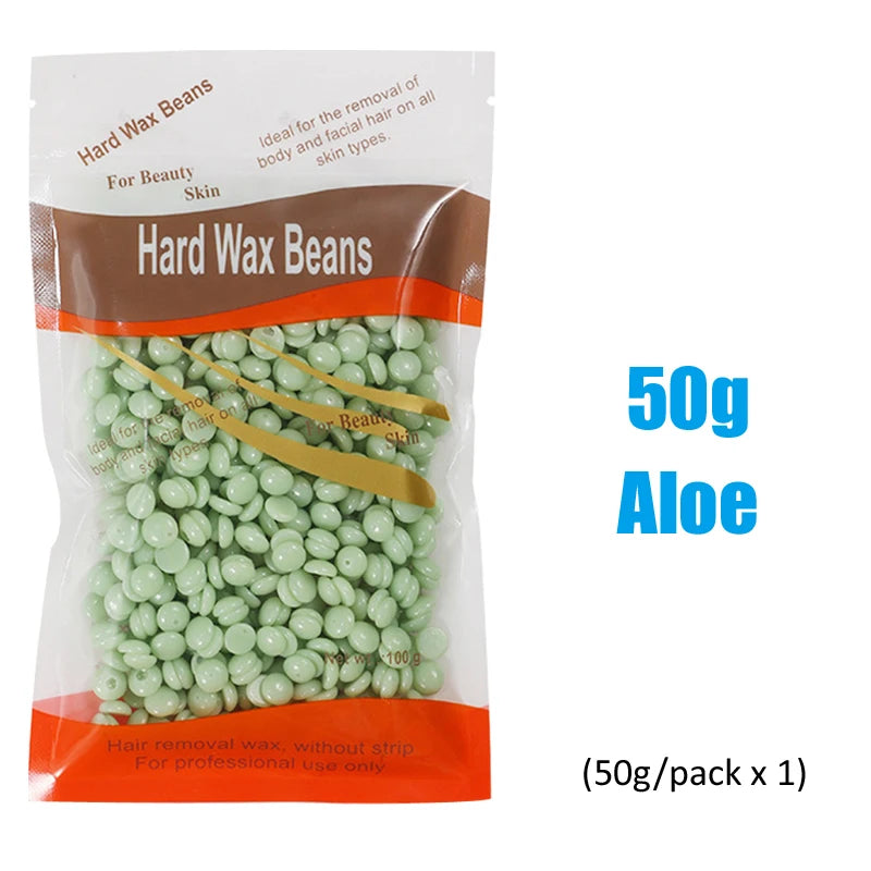 Painless Hard Wax Beans for Body and Face Hair Removal 300g 200g 50g