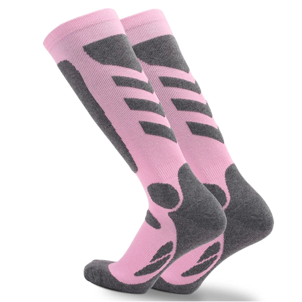 Womens Thermal Ski Socks Long Sporty For Cycling Running