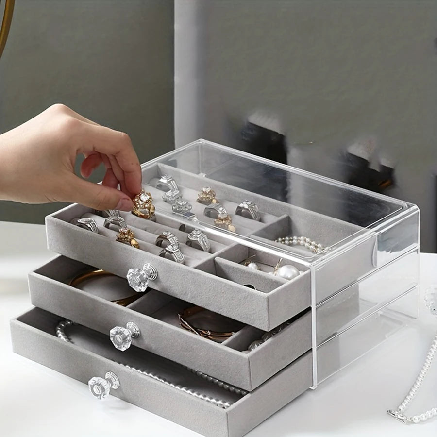 Stylish Acrylic Jewelry Storage Box User Friendly Top Rated Organizer