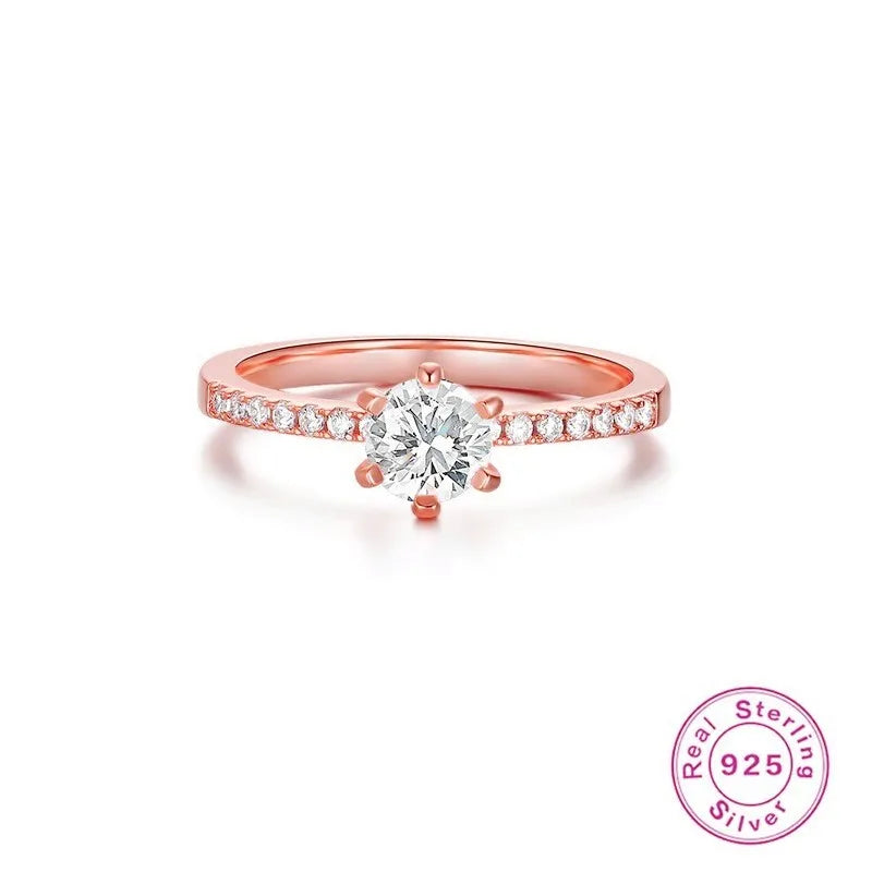 Promise Marquise Cut 3ct Simulated Diamond Engagement Ring in 925 Sterling Silver for Women Perfect Christmas Gift