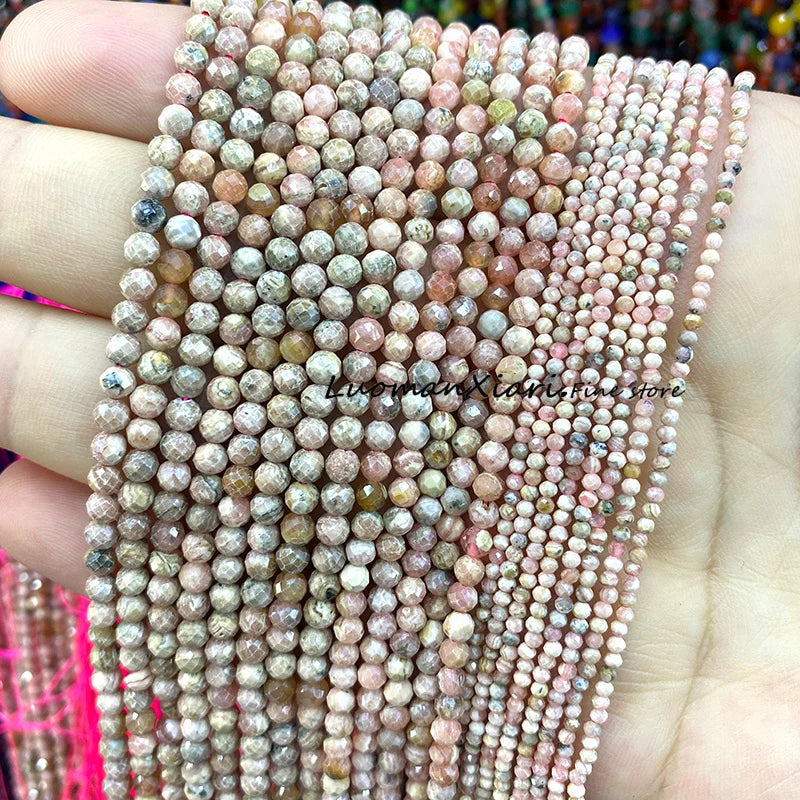 Elegant Faceted Aquamarine Beads for DIY Jewelry Making Bracelet Accessories