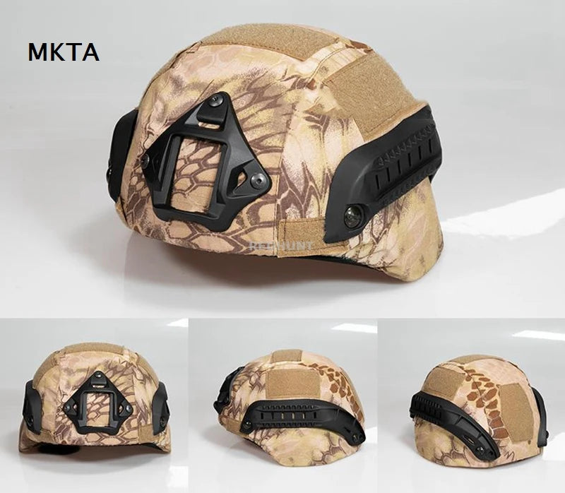 MICH2000 Helmet Cover Outdoor Sports Tactical Camouflage Gear MKTA