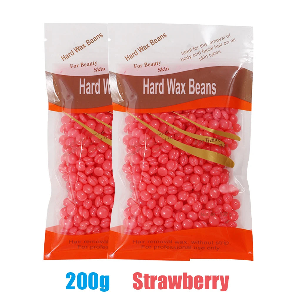 Wax Melting Machine for Hair Removal 200ml Wax Heater Pot Professional Depilation Waxing Warmer with Paraffin Wax Beans