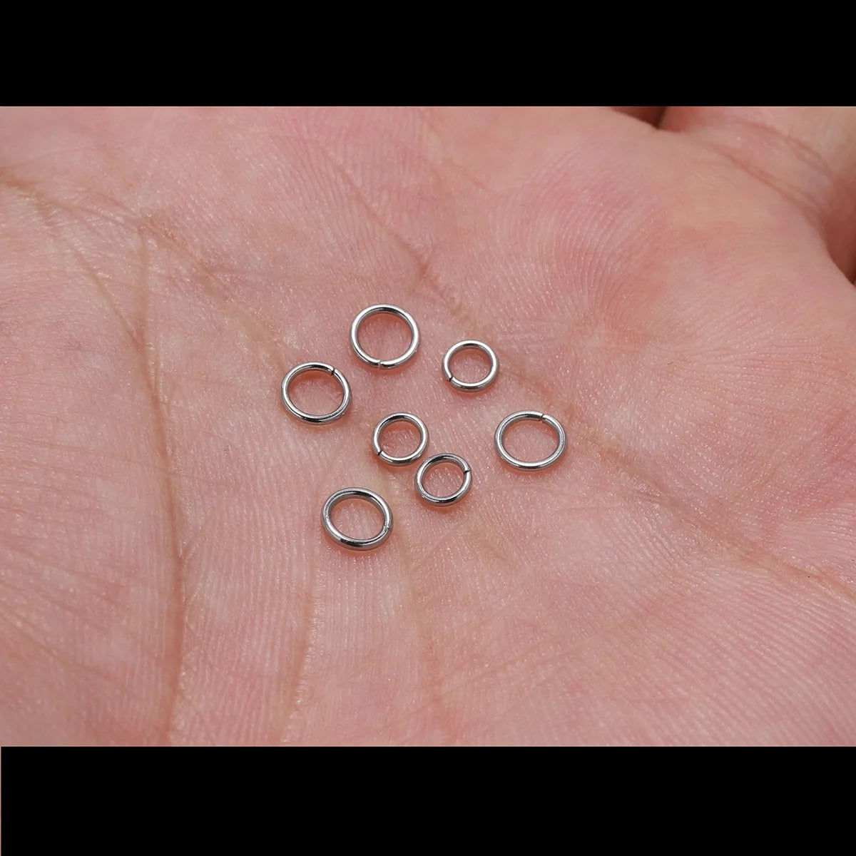 Stainless Steel Jump Rings Open Loops for DIY Jewelry Making 30 to 200 Pieces