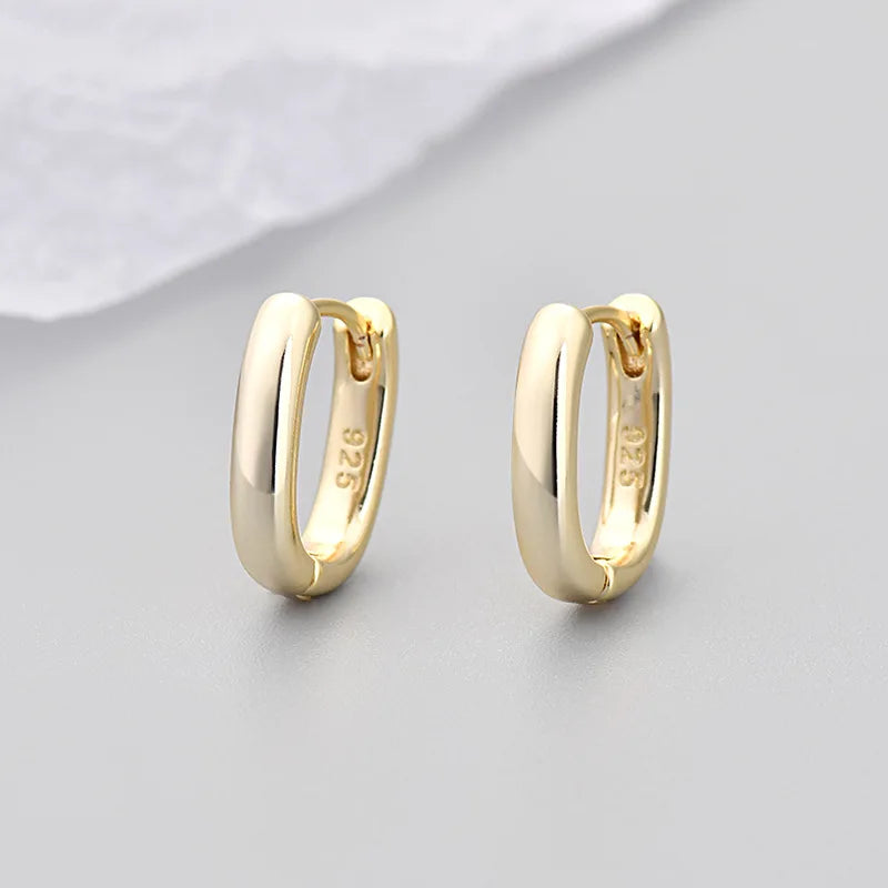 Elegant Double Circle Copper Earrings for Women - Fashionable Daily and Date Jewelry Gift
