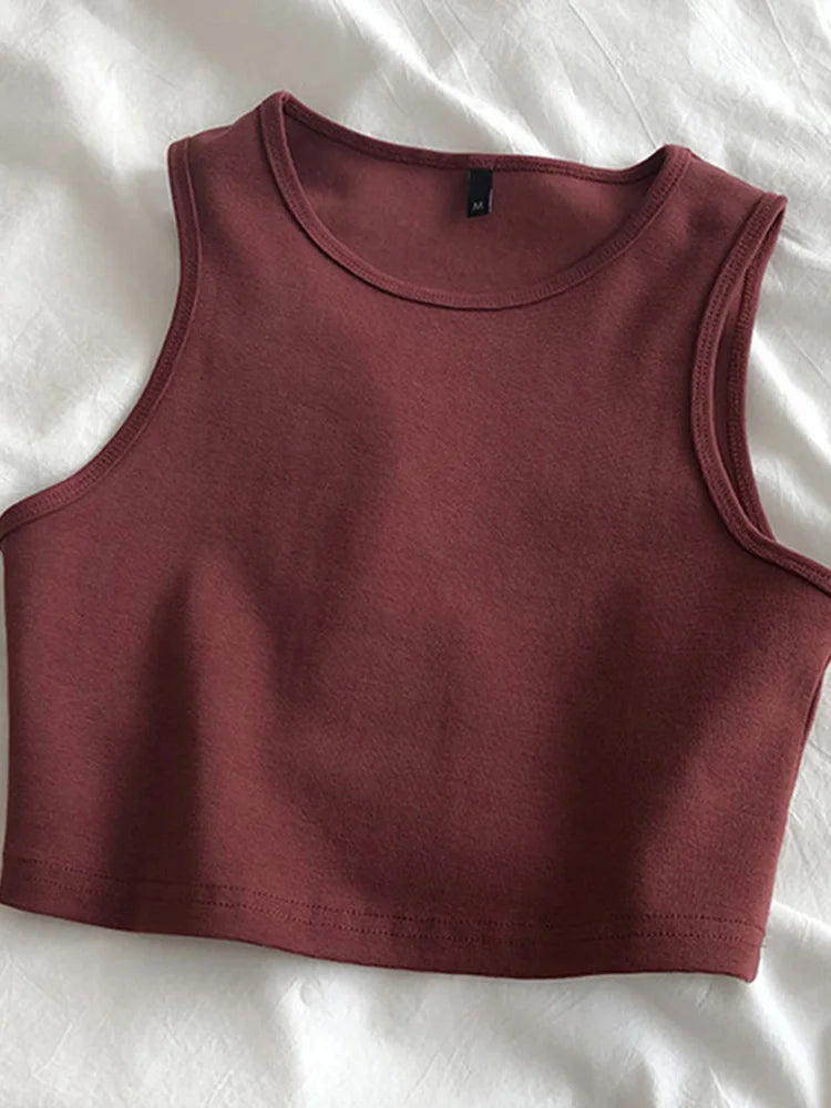 Dozw Ladies Retro Crop Top High Waist Slimming Stretch