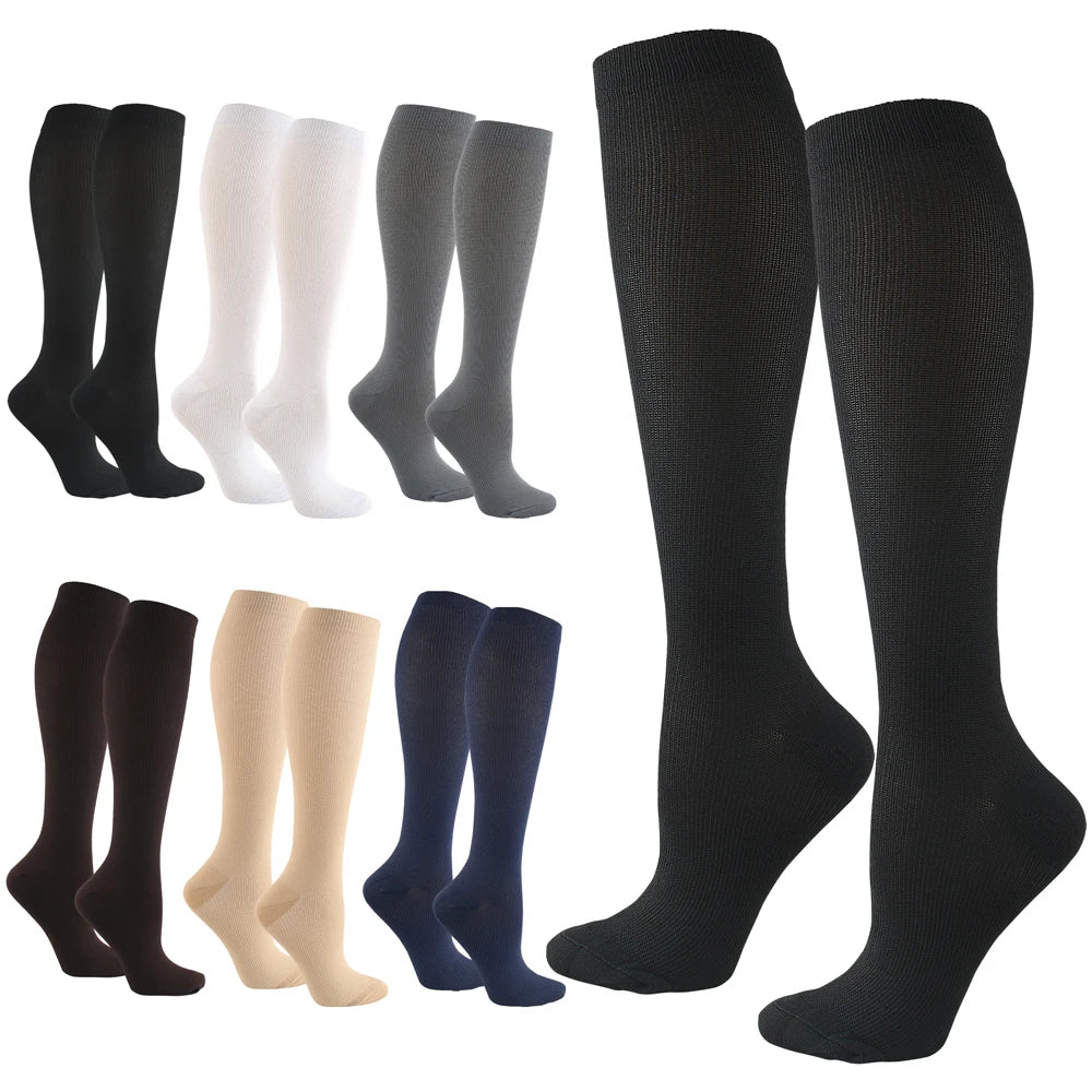 Varicose Compression Socks For Sports Travel Anti Fatigue