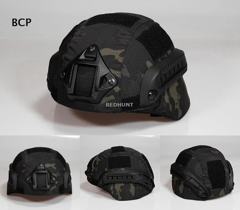 MICH2000 Helmet Cover Outdoor Sports Tactical Camouflage Gear BCP