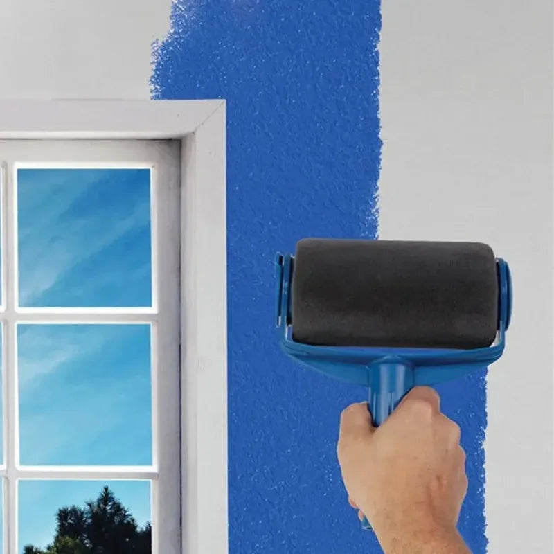 Latex Paint Wall Brush Self Priming Large Drum Roller Tool for Effortless Room Painting