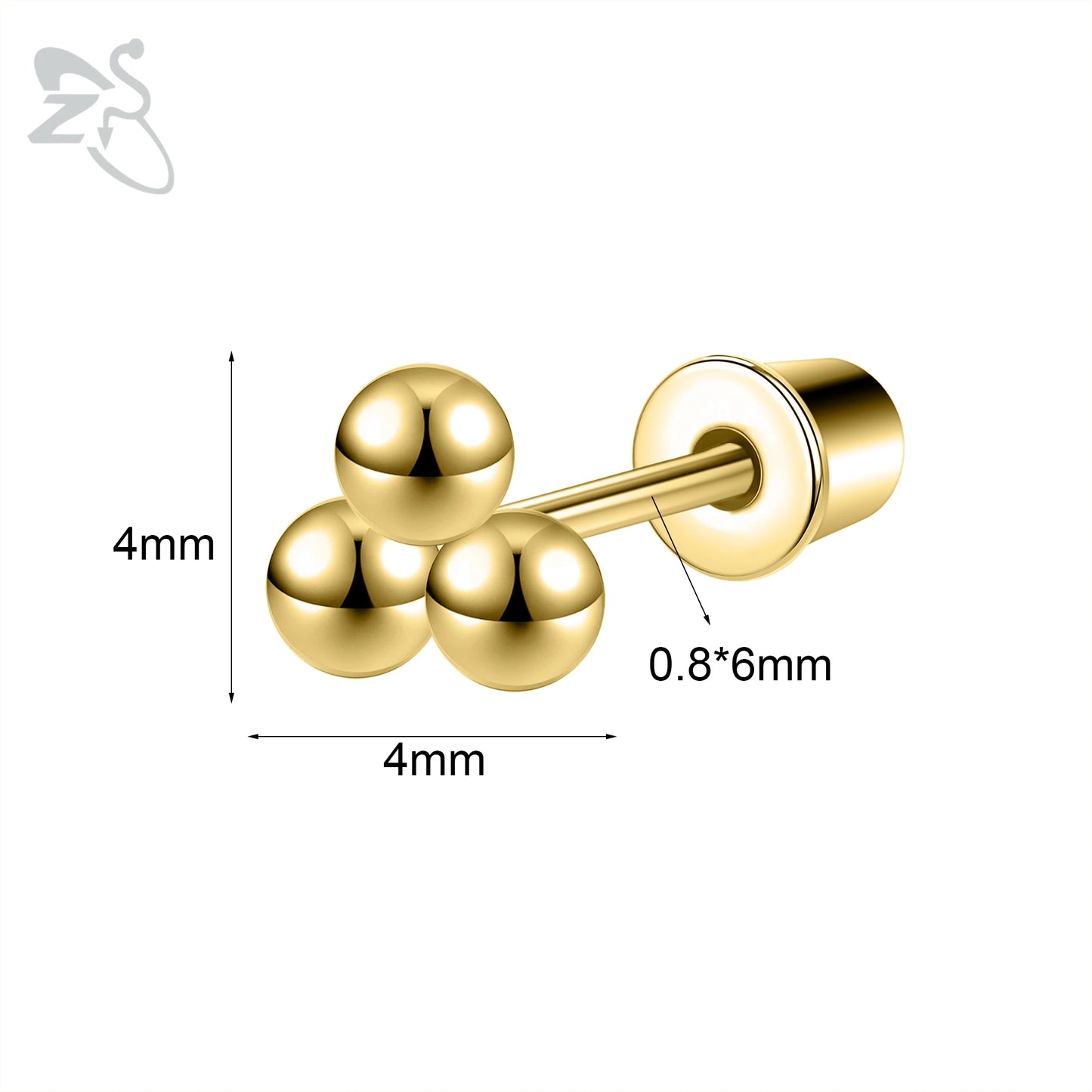 Charming Stainless Steel Flower Butterfly Stud Earrings for Children and Women