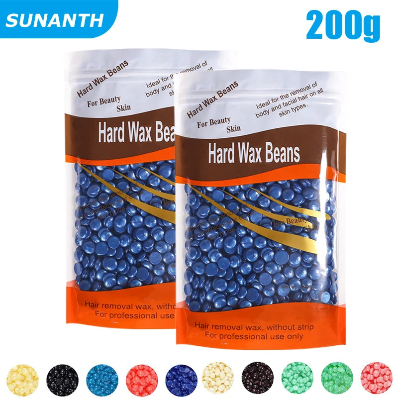 Painless Hard Wax Beans for Body and Face Hair Removal 300g 200g 50g