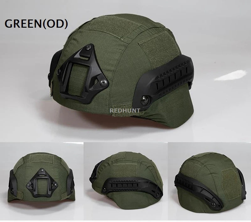 MICH2000 Helmet Cover Outdoor Sports Tactical Camouflage Gear OD