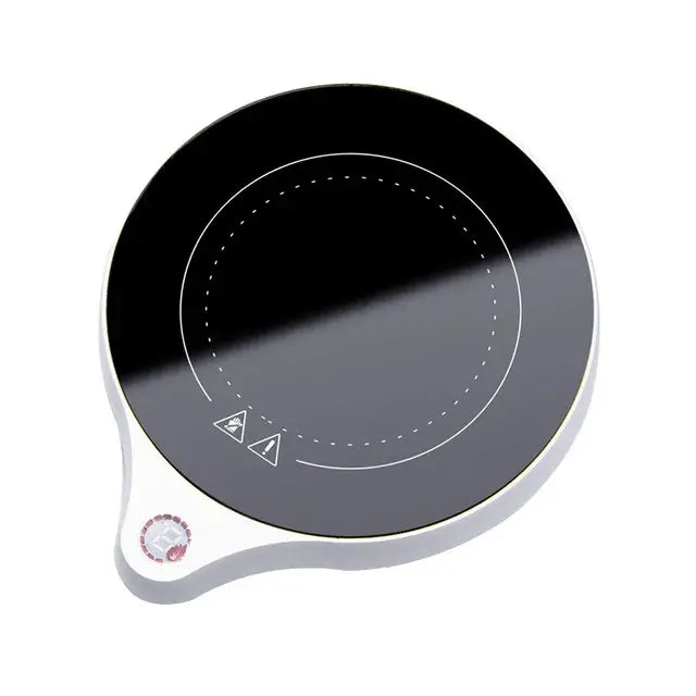 100°C Cup Heater Mug Warmer Automatic Hot Drink Coaster B 220V white
