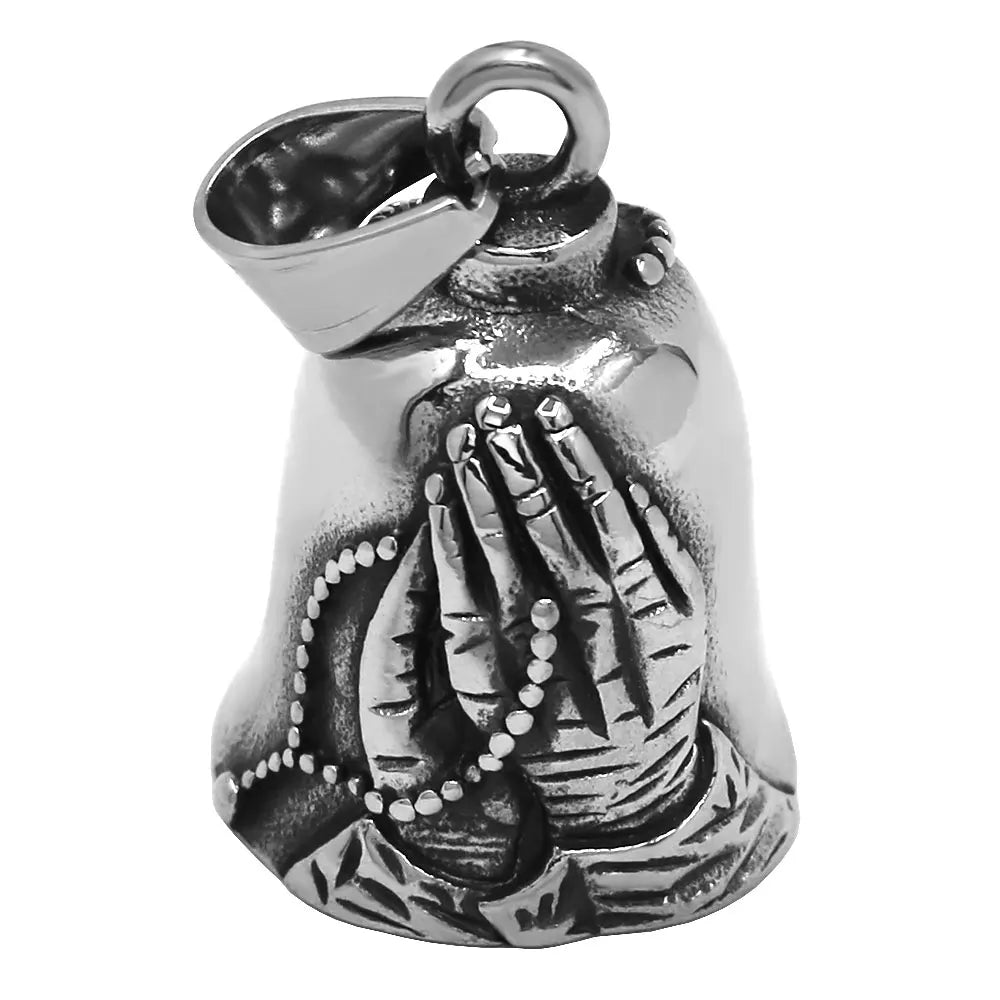 Viking Warrior Helmet Pendant Stainless Steel Eagle Cross Jewelry