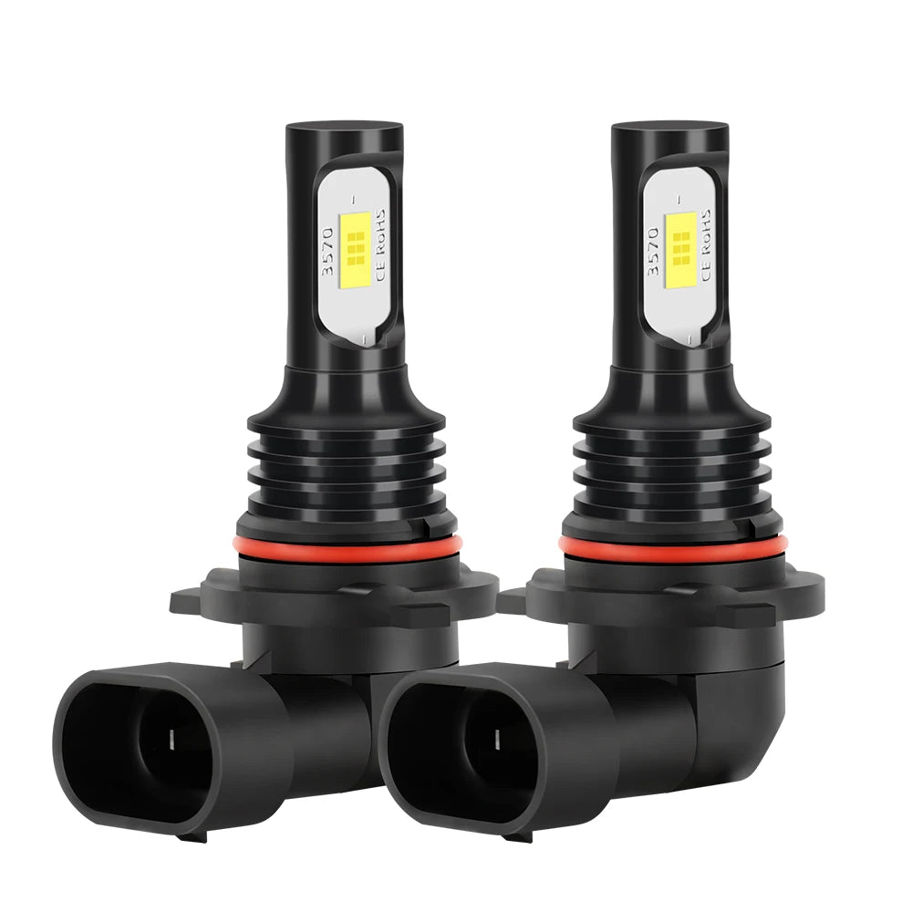 High Power 120W Fanless Fog Light Bulbs H4 H7 9005 9006 H11 5202 H3 880 881 6500K Bright White 12V 24V 2Pcs