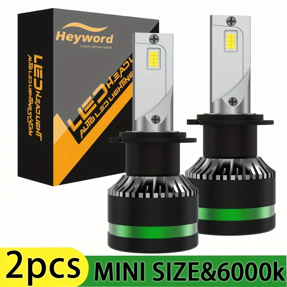 Heyword H4 H7 Universal 6000K 300W 30000LM LED Headlights