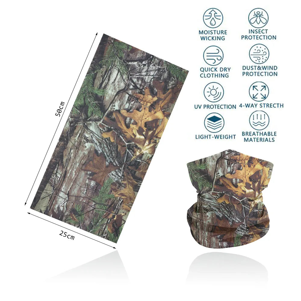 Camo Hunting Tactical Magic Bandana Camouflage Neck Gaiter CM178 25X50cm CHINA