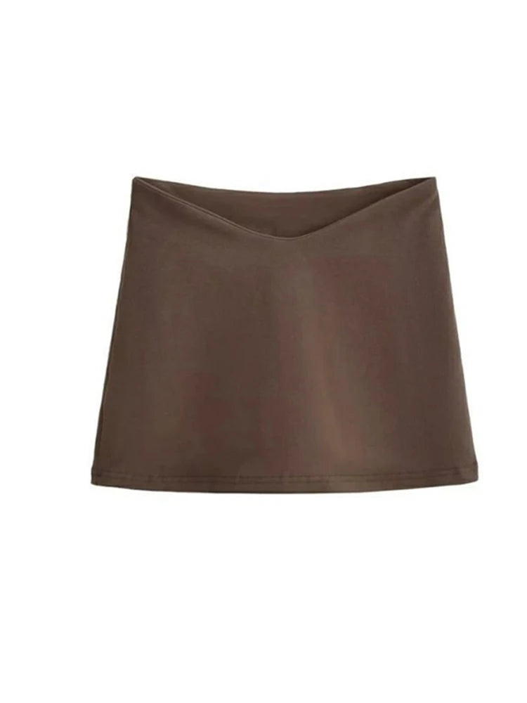 Summer Women Slimming Low Waist Ultra Short Mini Skirt