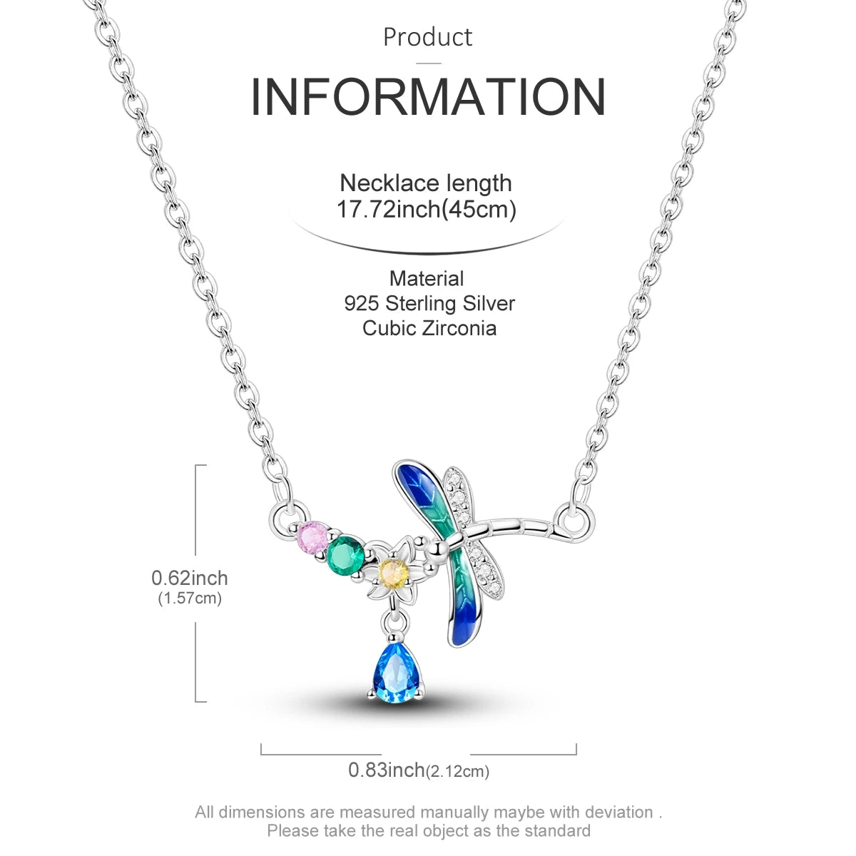 Elegant 925 Sterling Silver Zircon Butterfly Heart Pendant Necklace for Women Anniversary Gift KTN043
