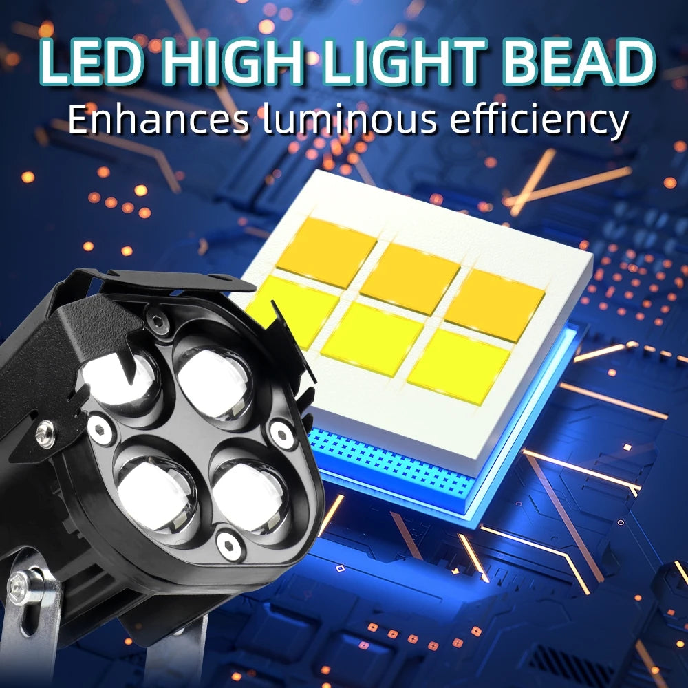 High-Performance 3 Inch 40W LED Work Light Bar for Motorcycle and Truck Off-Road Adventures