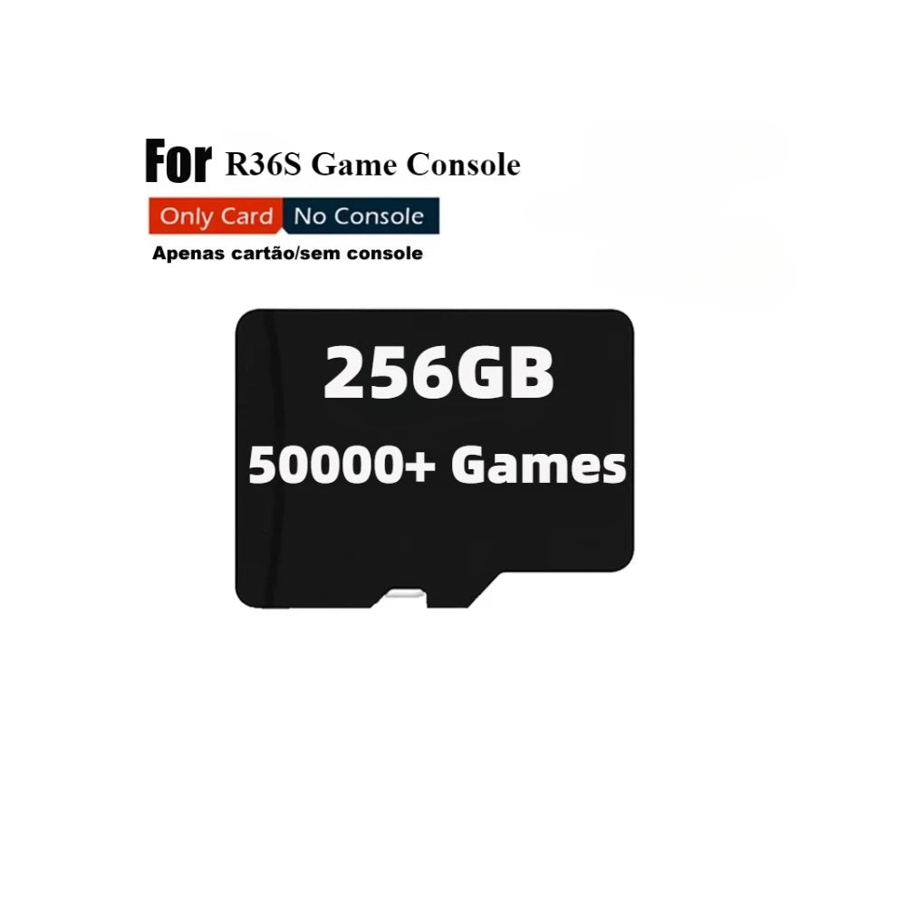 BOYHOM V5 SD Card for R36S Handheld Gaming Console Linux 3.5 Inch IPS Portable Player 64GB 128GB 256GB Preloaded Games