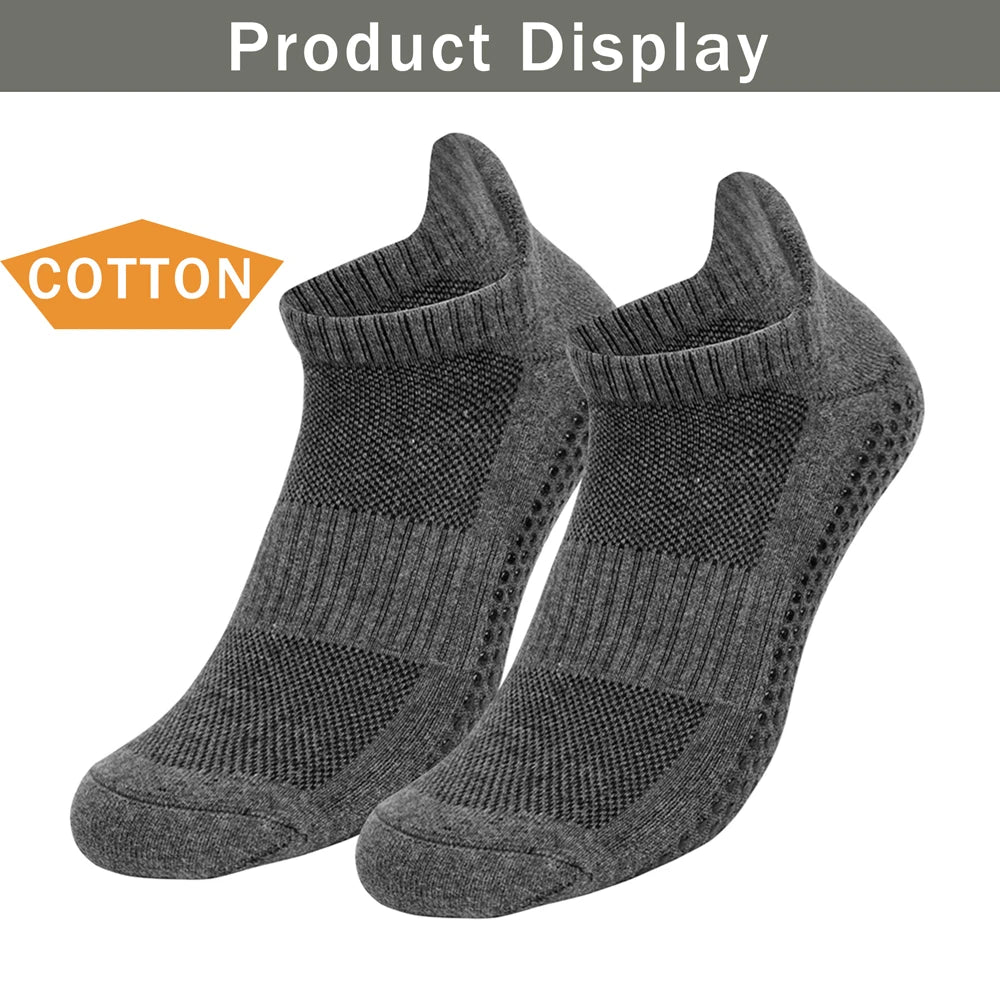 No Show Non Slip Towel Liner Ankle Socks For Indoor Yoga
