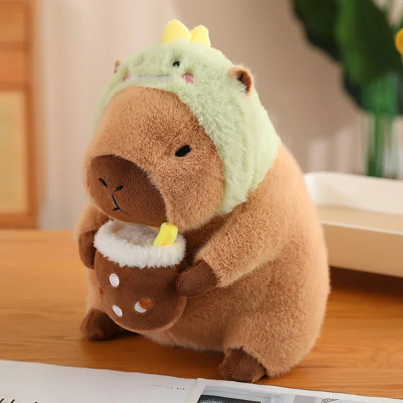 Capybara Plush Toy Simulation Cosplay Unicorn Dinosaur Decor dinosaur about 30cm
