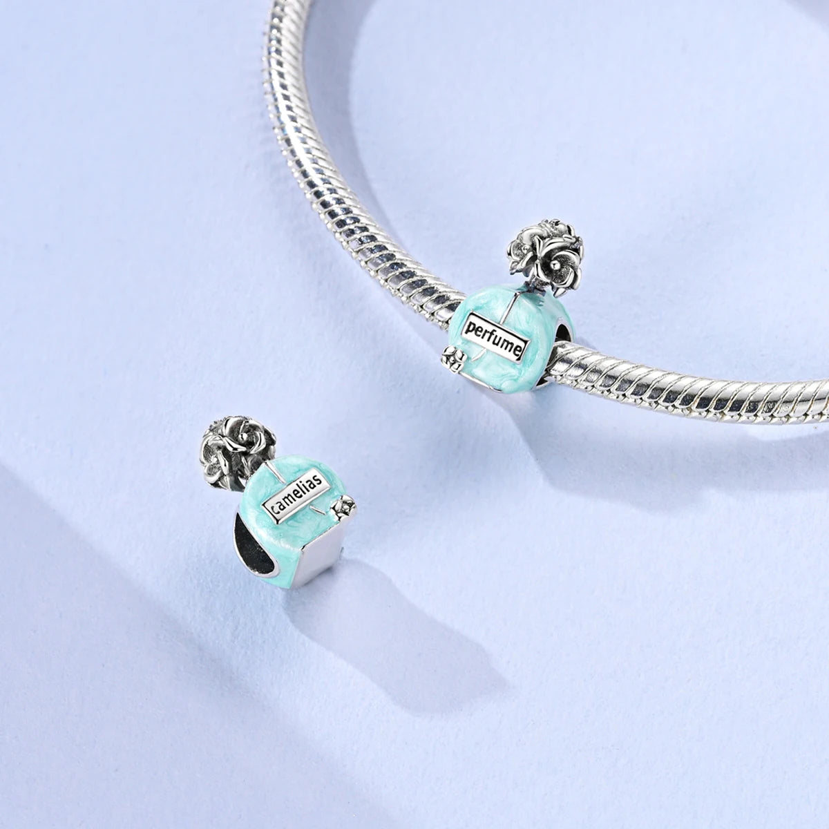 Hapour Original 925 Silver Angel Cake Perfume Beads for DIY Bracelet Fashion Jewelry
