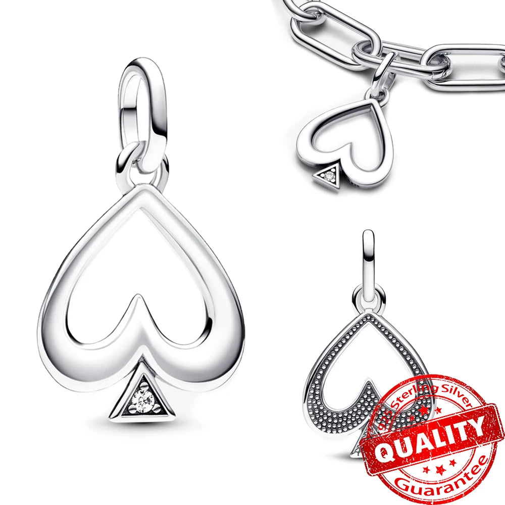 Elegant 925 Sterling Silver Ocean Themed Pendant Charm for Jewelry FCC358